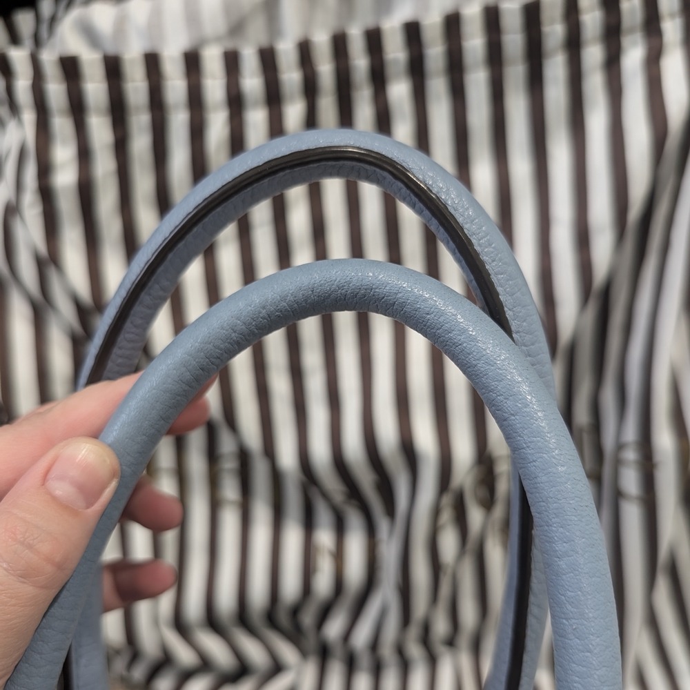 Henri Bendel Light Blue Satchel Bag - Picture 7 of 12